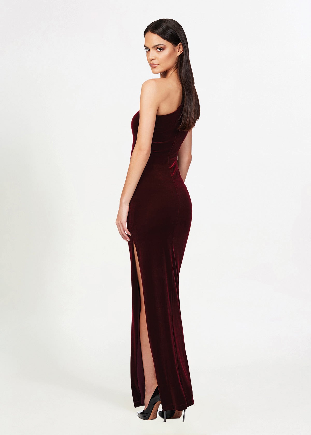 Nookie Rumi Wine Red Formal Dress