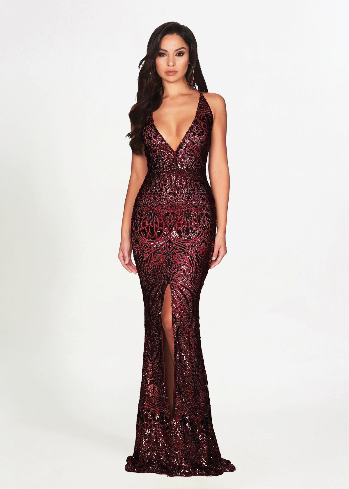 Nookie Shanina Wine Red Formal Dress