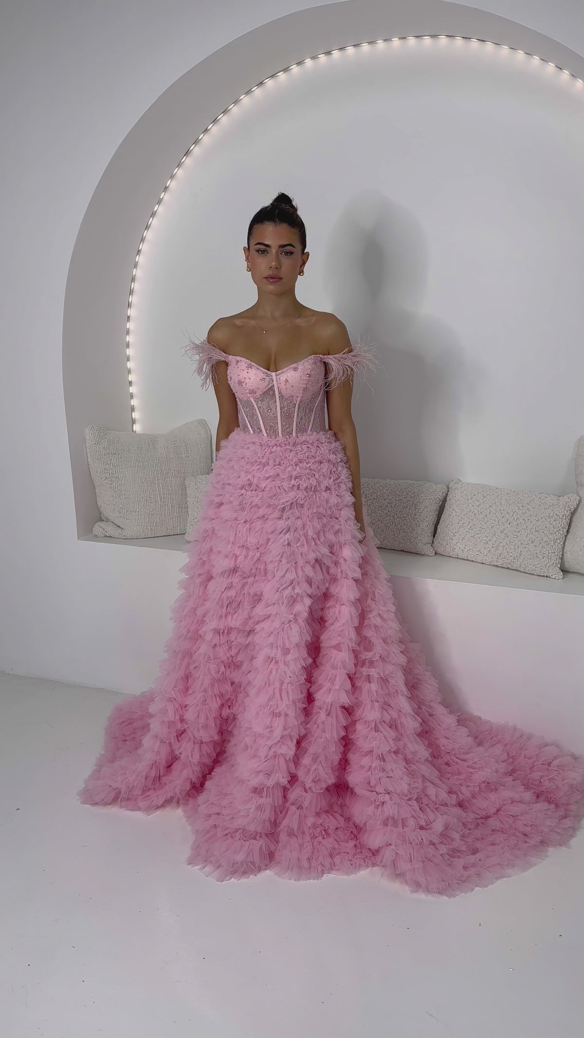 Rent SHERI HILL Azalea Gown (Pink) - Rent this style!
