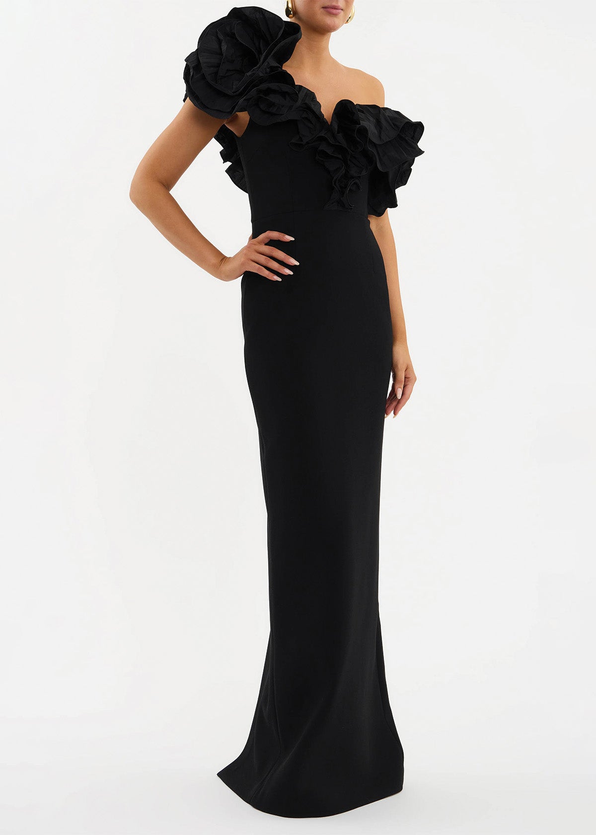 Rebecca Vallance Ella Black Formal Dress