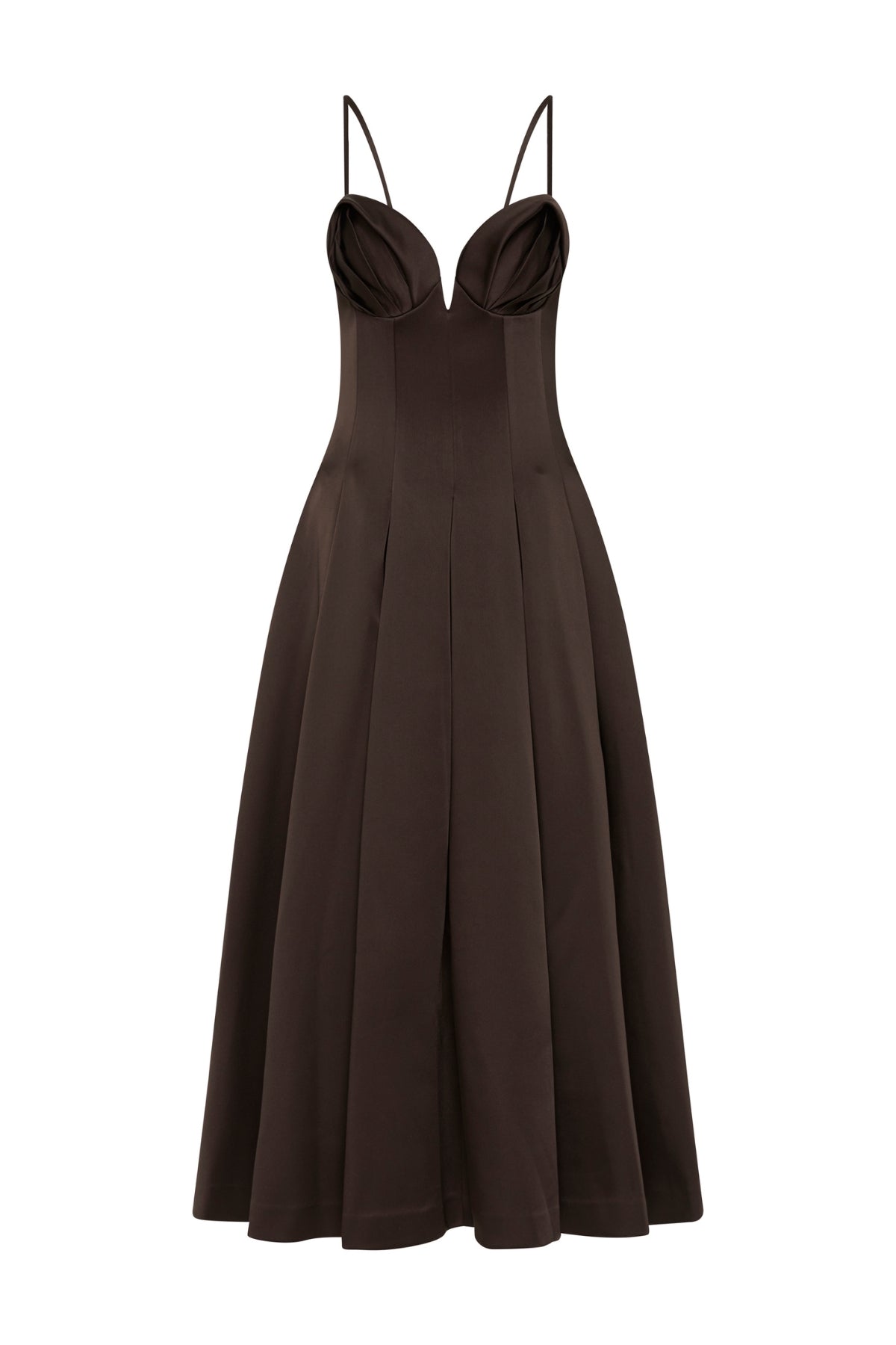 Rebecca Vallance Saskia Chocolate Brown Formal Dress