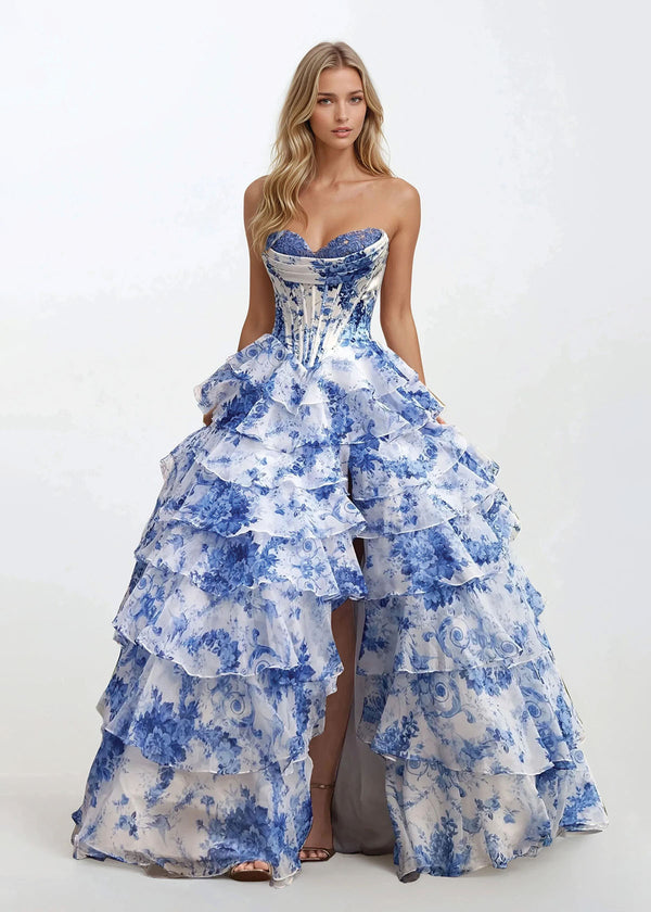 Sherri Hill Nessa Blue Formal Dress