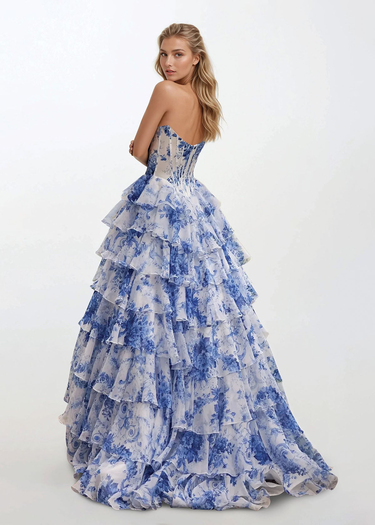 Sherri Hill Nessa Blue Formal Dress