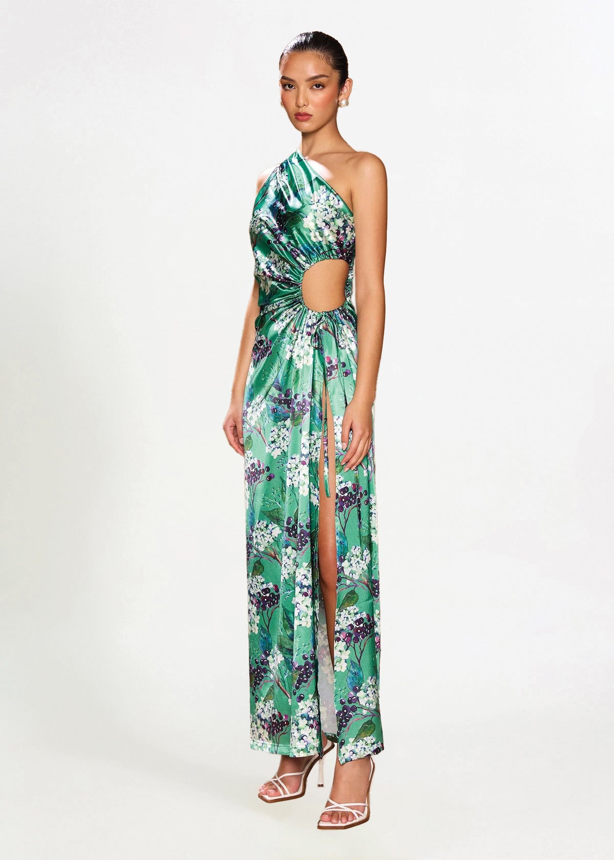 Sonya Moda Nour Fiori Di Sambuco Green Formal Dress