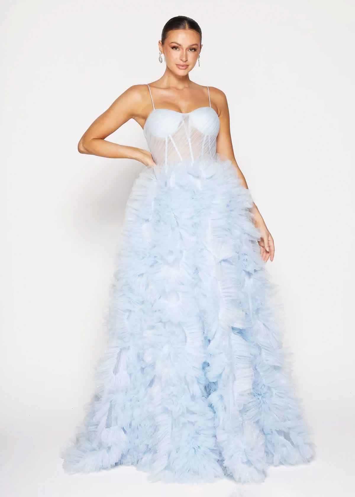 Tania Olsen Devere Blue Formal Dress