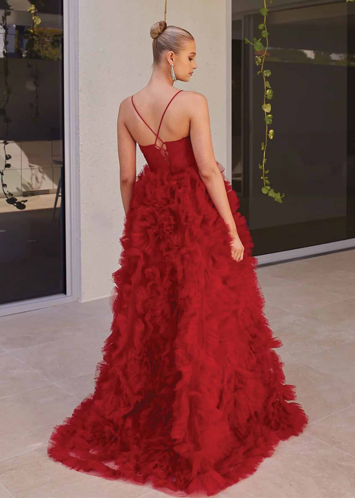 Tania Olsen Devere Red Formal Dress