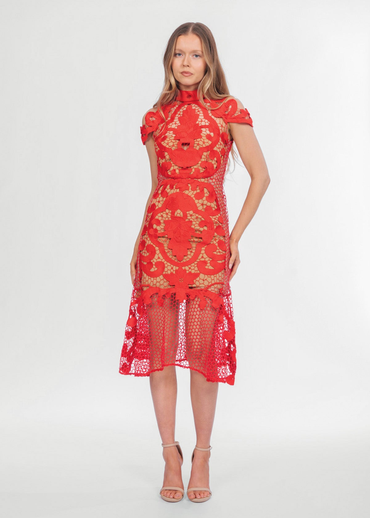 Thurley Rose Ceremony Midi Dress