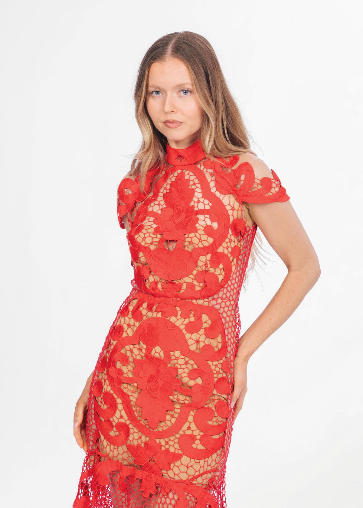 Thurley Rose Ceremony Midi Dress