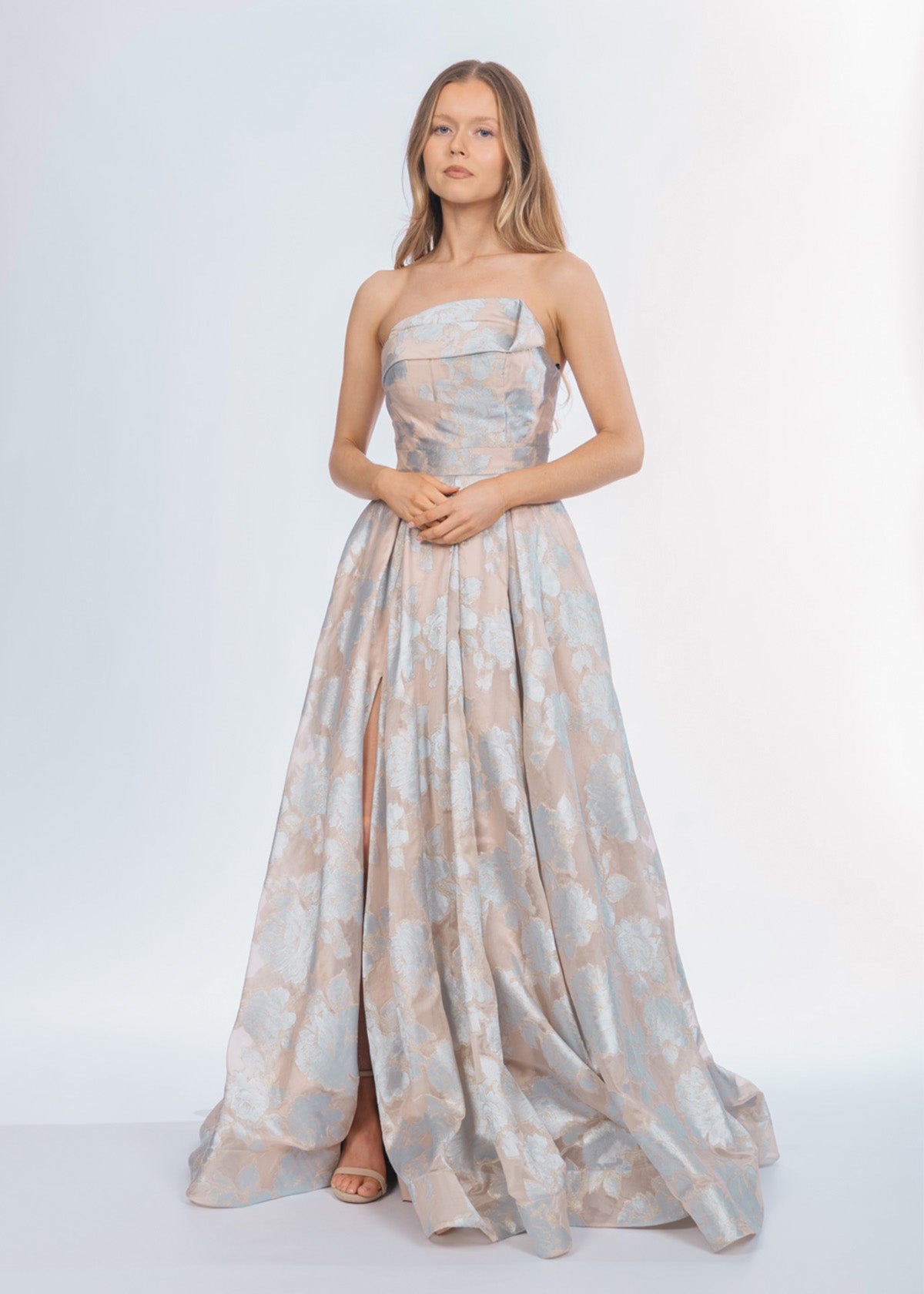 Tina Holly Anastasia Pastel Blue Formal Dress