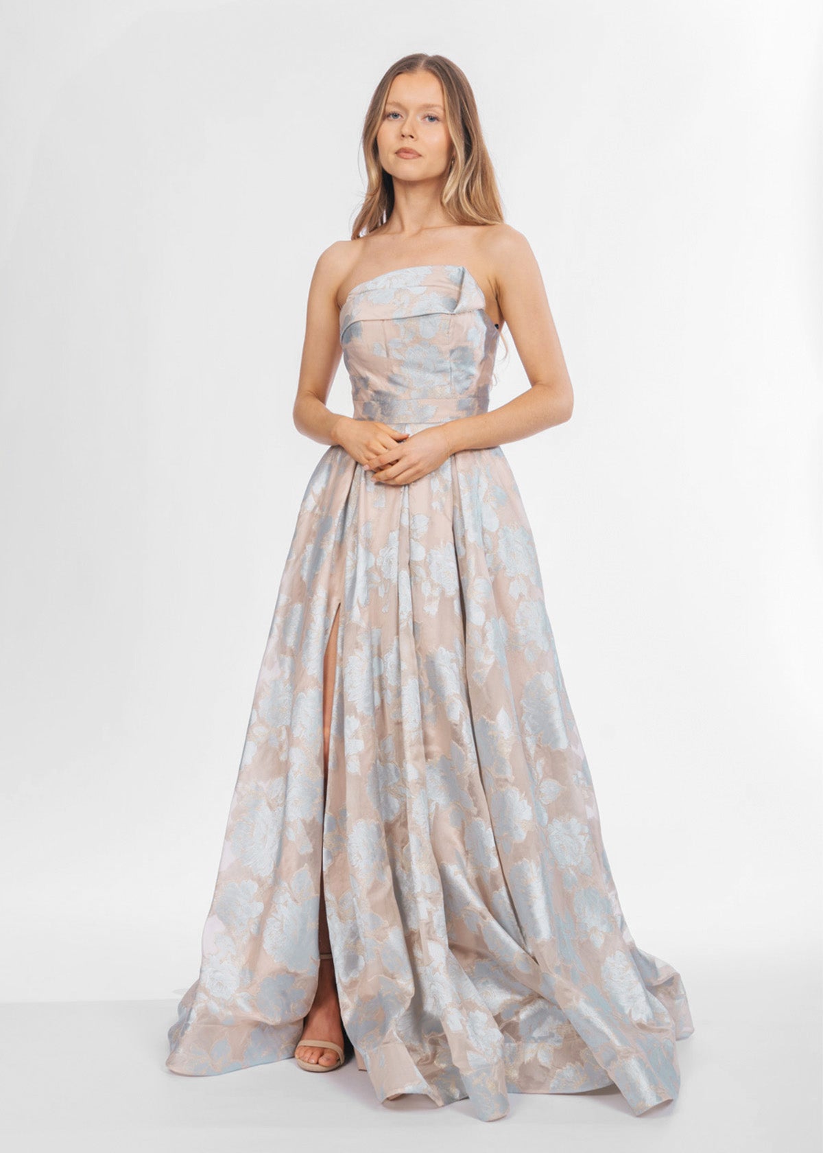 Tina Holly Anastasia Pastel Blue Formal Dress