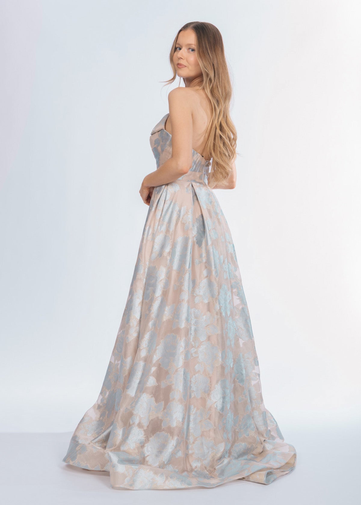 Tina Holly Anastasia Pastel Blue Formal Dress