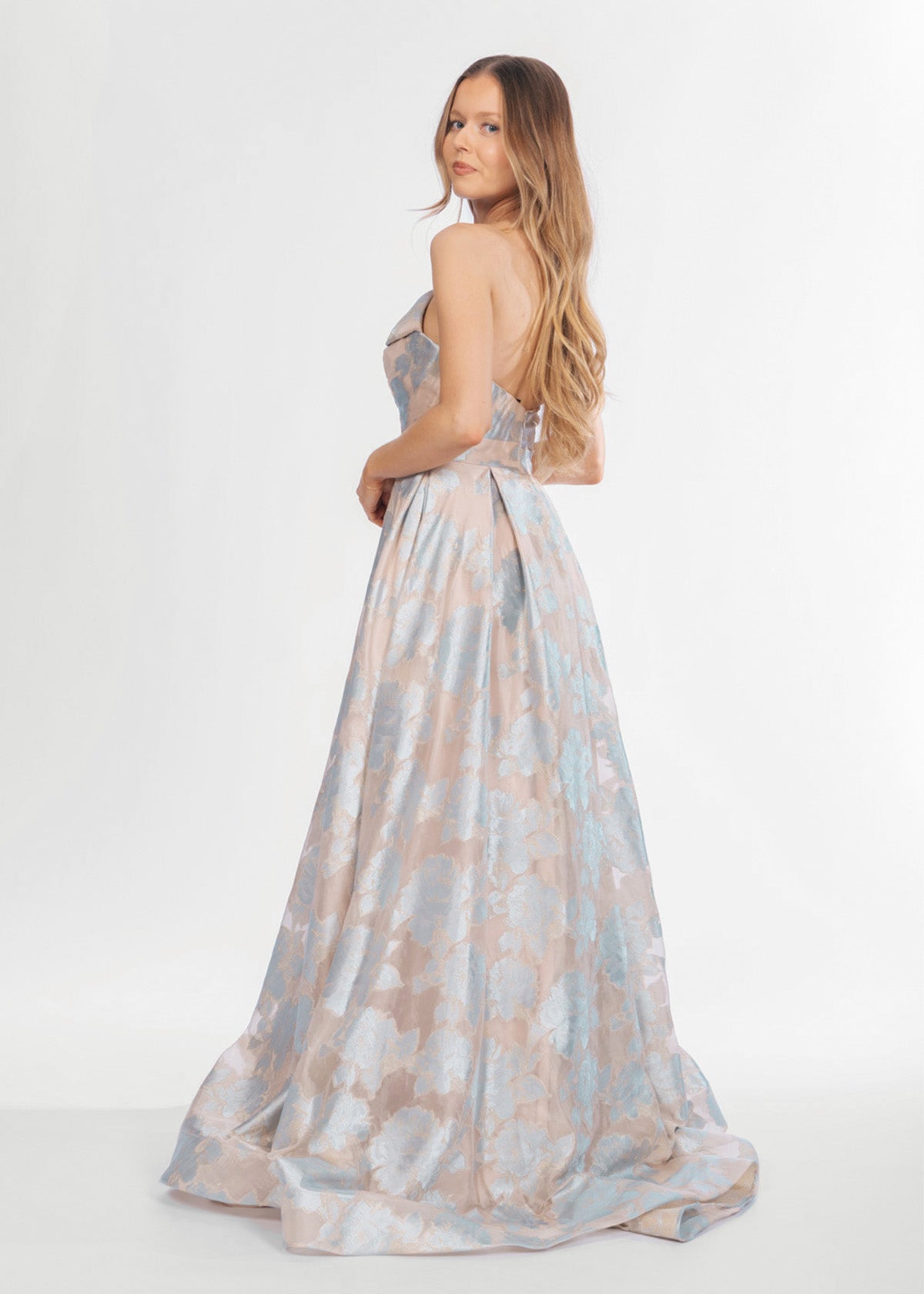Tina Holly Anastasia Pastel Blue Formal Dress