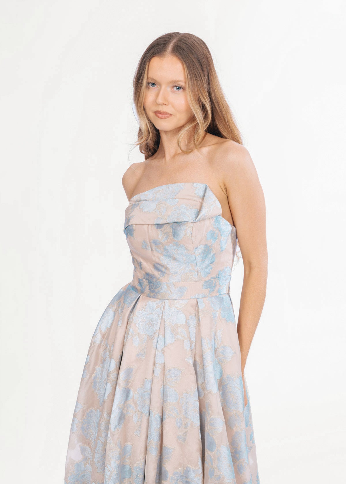 Tina Holly Anastasia Pastel Blue Formal Dress