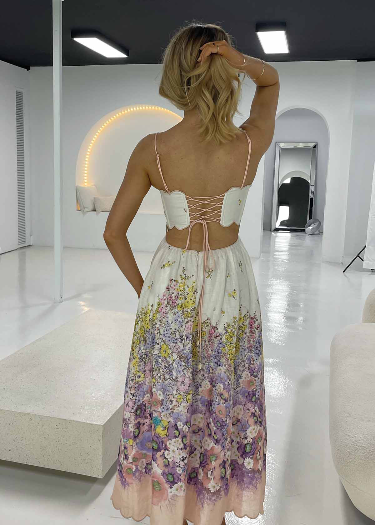 Zimmermann Jude Scallop Midi Dress