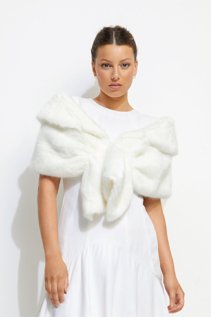 Unreal Fur UNREAL FUR Champagne Wrap Fur Stole (Ivory) - BRIDAL-05_720x_526df55b-b505-4a34-b0f8-06af26a4b450.jpg
