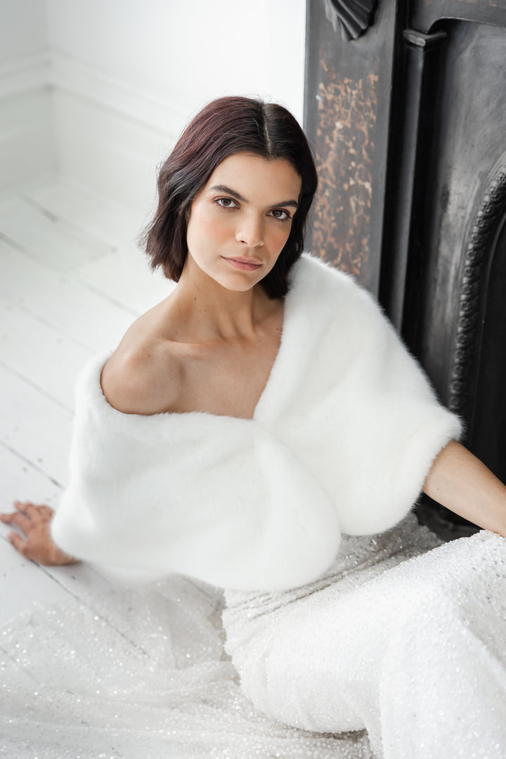 Unreal Fur UNREAL FUR Yasmine Wrap Fur Stole (White) - URF_ReEdit_JulianLallo-4_720x_1d7144ca-ff96-4674-97bc-196fe580e8de.jpg