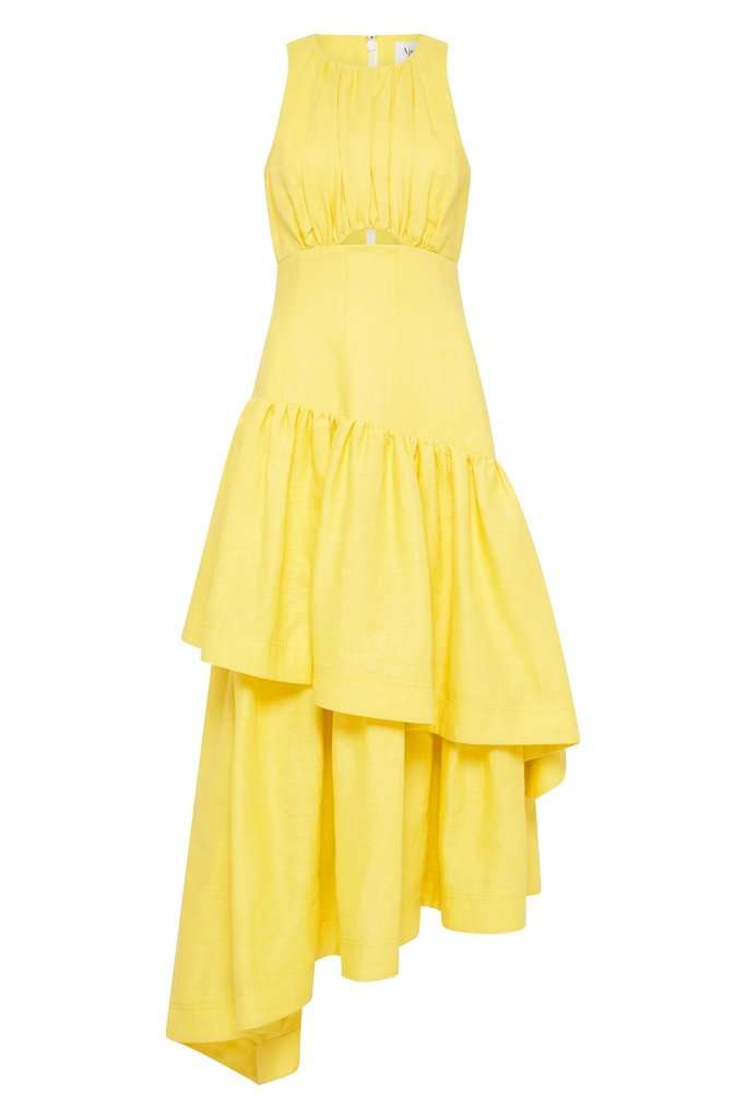 Aje AJE Caliente Tiered Cut Out Dress (Daisy Yellow) - RRP $575 - aje-caliente-tiered-cut-out-dress-daisy-yellow---rrp-5-dress-for-a-night-30753648.jpg