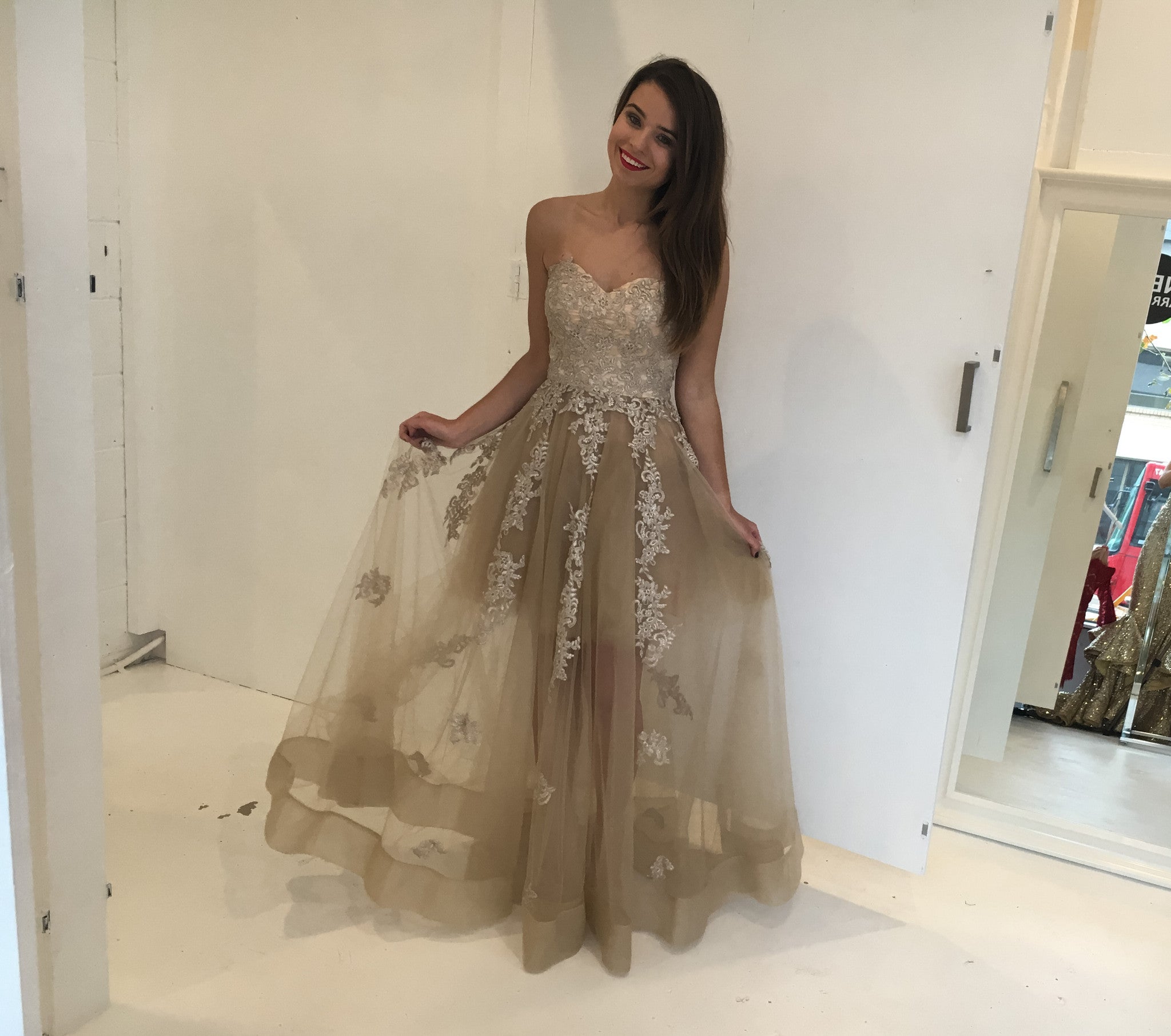 Feeling like a princess in the Portia & Scarlett Fairytale Gown