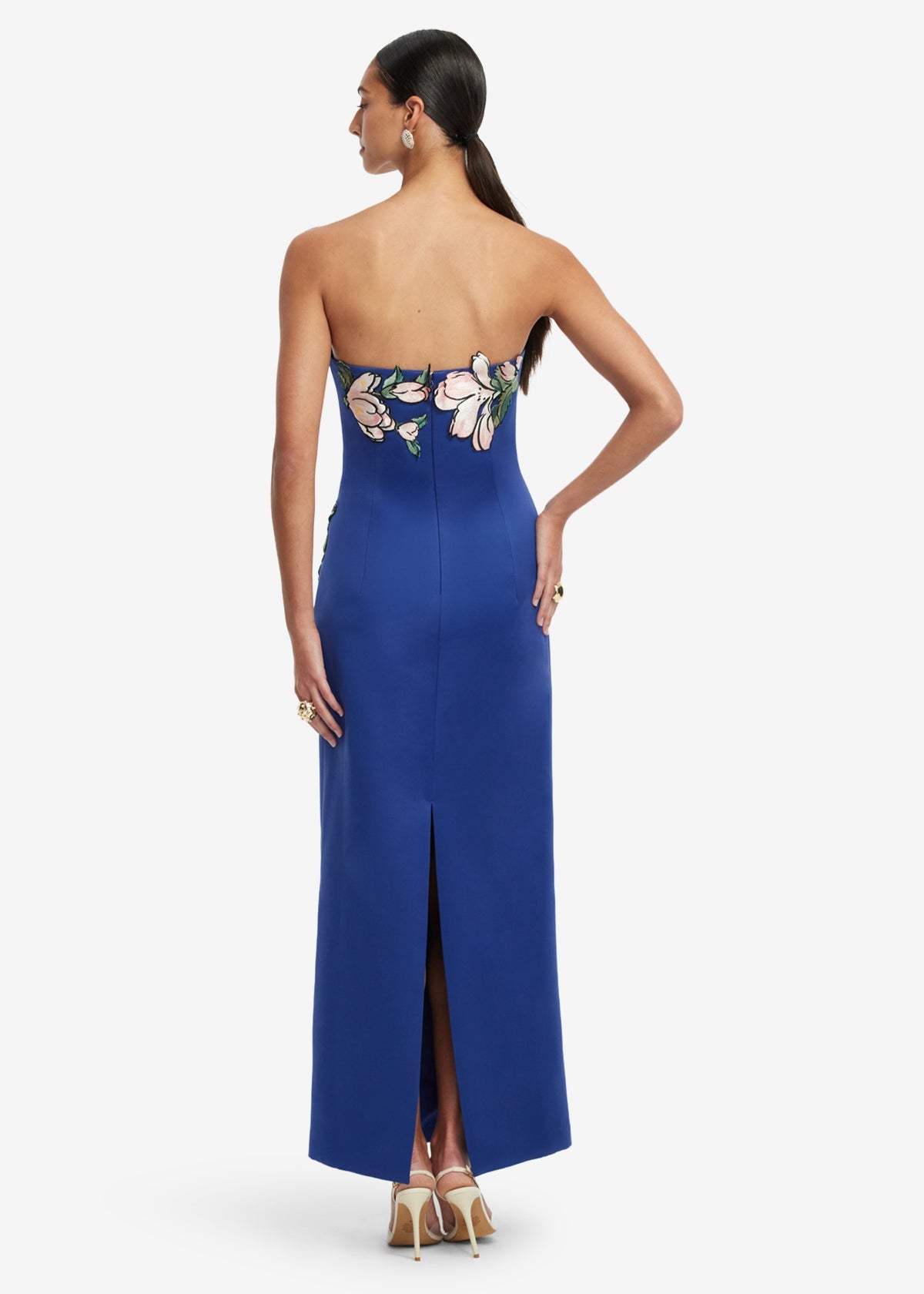 Ava Applique Floral Maxi Dress