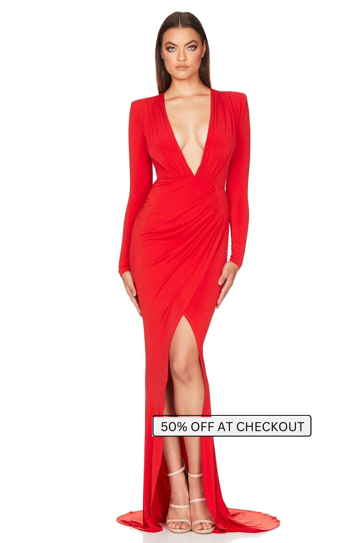 Nookie BUY IT NOOKIE Farrah Gown (Red) - 11_48828e6e-6818-4652-945d-0e67005956da.jpg