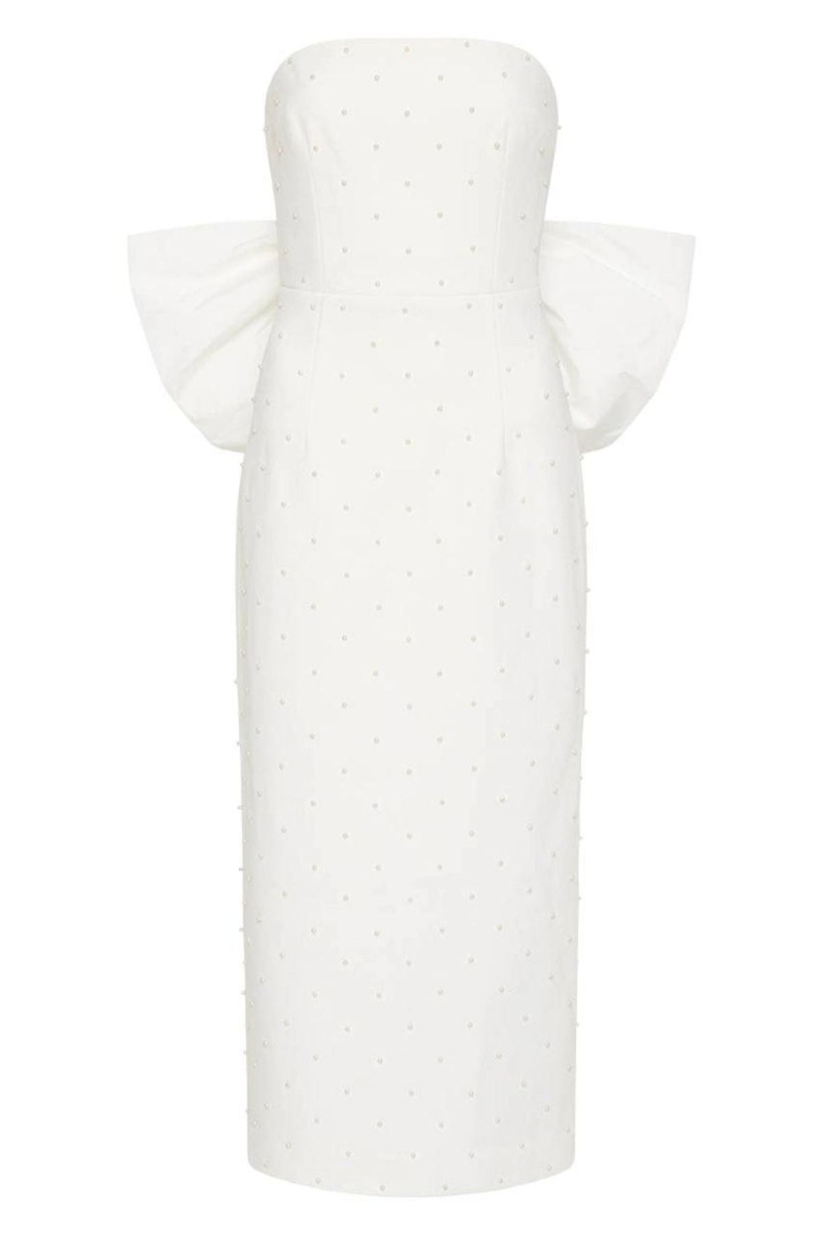 Rebecca Vallance REBECCA VALLANCE Perle Bow Midi Dress (Ivory White) - RRP [title]199 - 11_6ab87acc-e314-4227-93cd-9ec6be5275d2.jpg