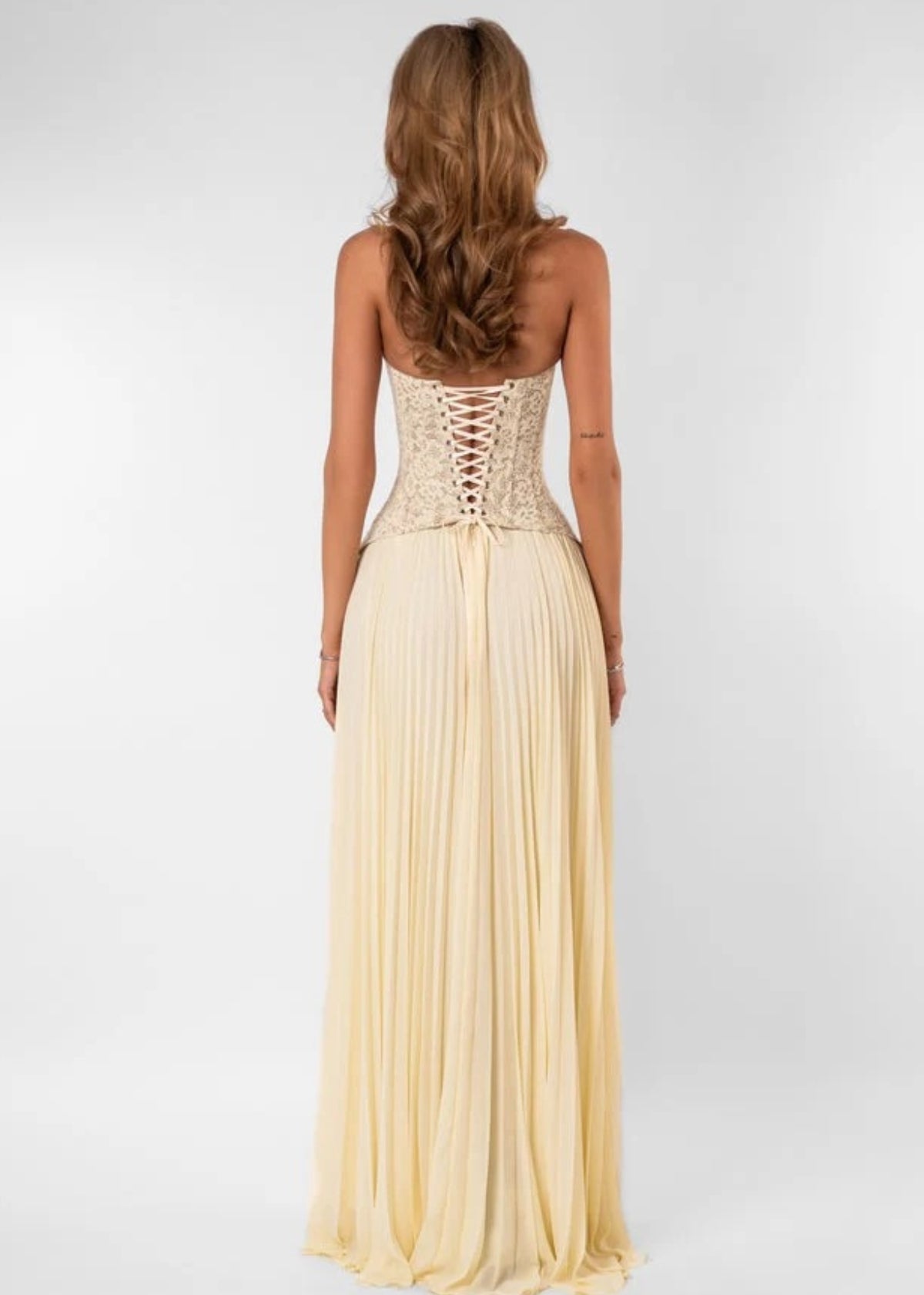Gaia Dress in Yellow Hire for Formal event from Dress for a Night