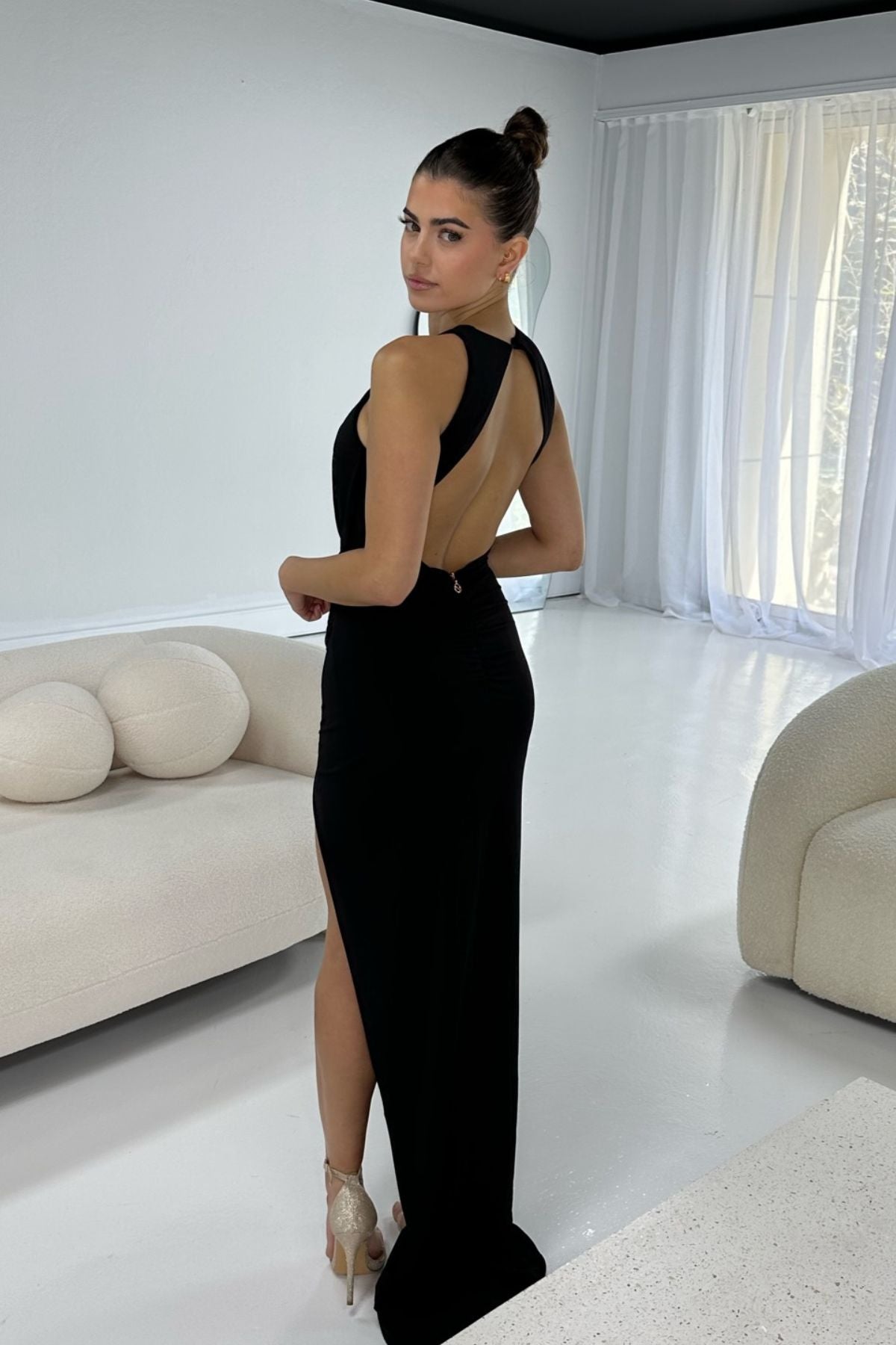 Maison Femalien Lea Dress in Black – Rent a Dress
