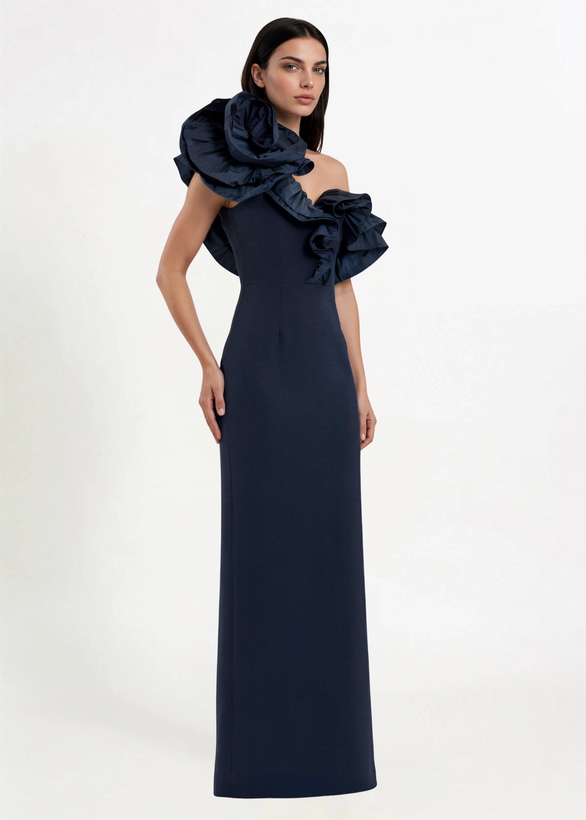 Rebecca Vallance Ella gown in Navy Hire Formal dress from Dress for a Night