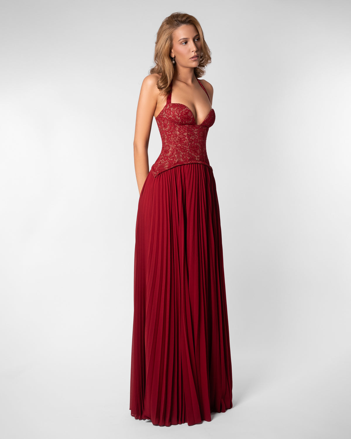 Gaia Dress in Red