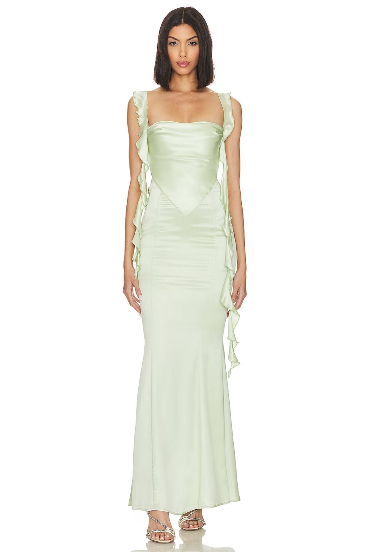 NANA JACQUELINE Caroline Dress (Green) - RRP 9,Dress for a Night