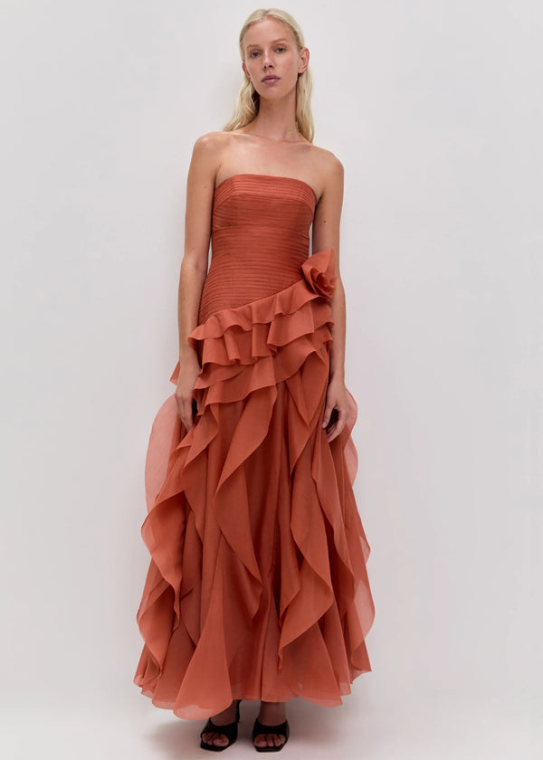 Canyon Dress in Coral Clay