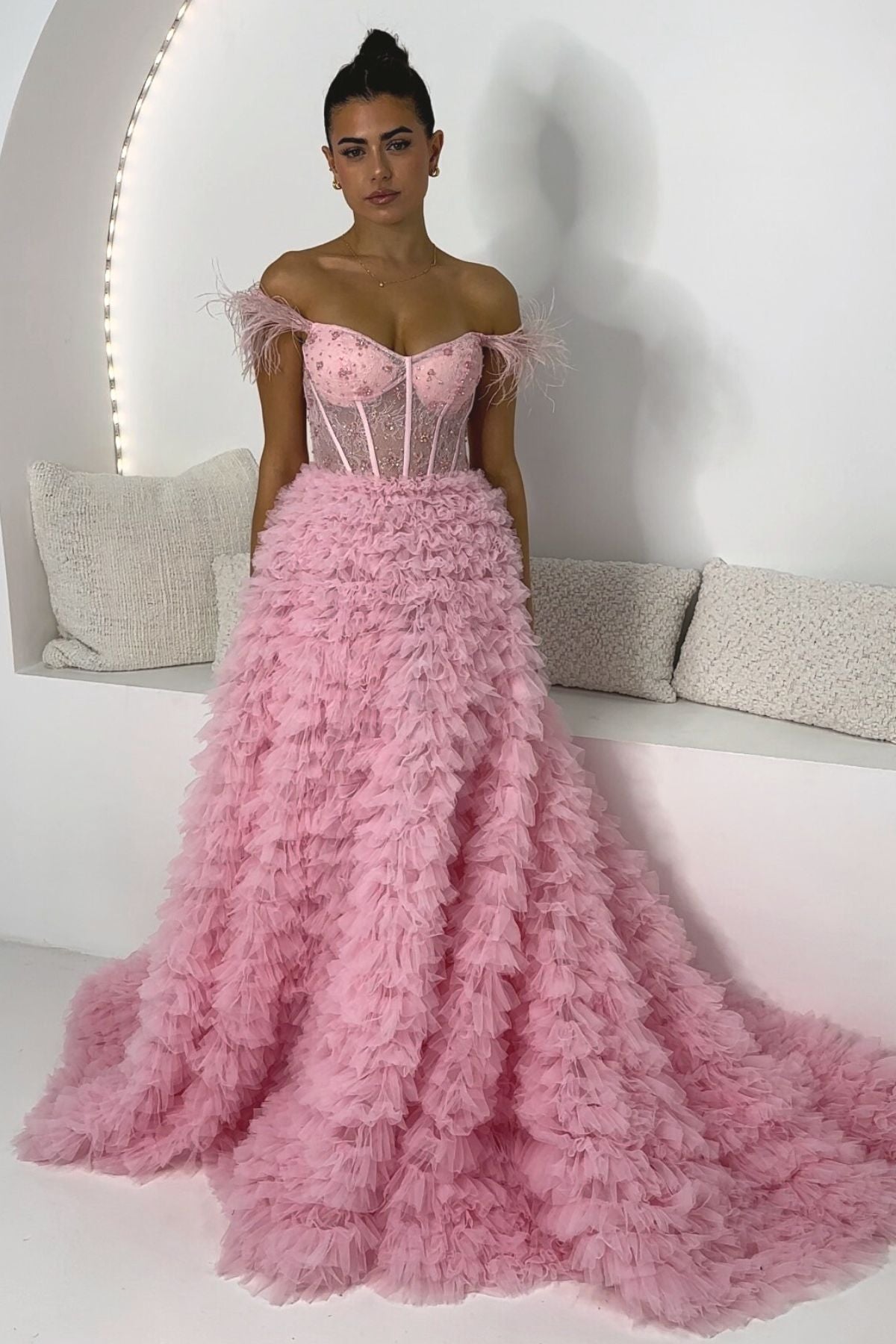 Rent SHERI HILL Azalea Gown (Pink) - Rent this style!