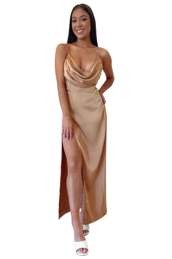 BUY IT LEXI Mila Dress (Hazelnut),Dress for a Night