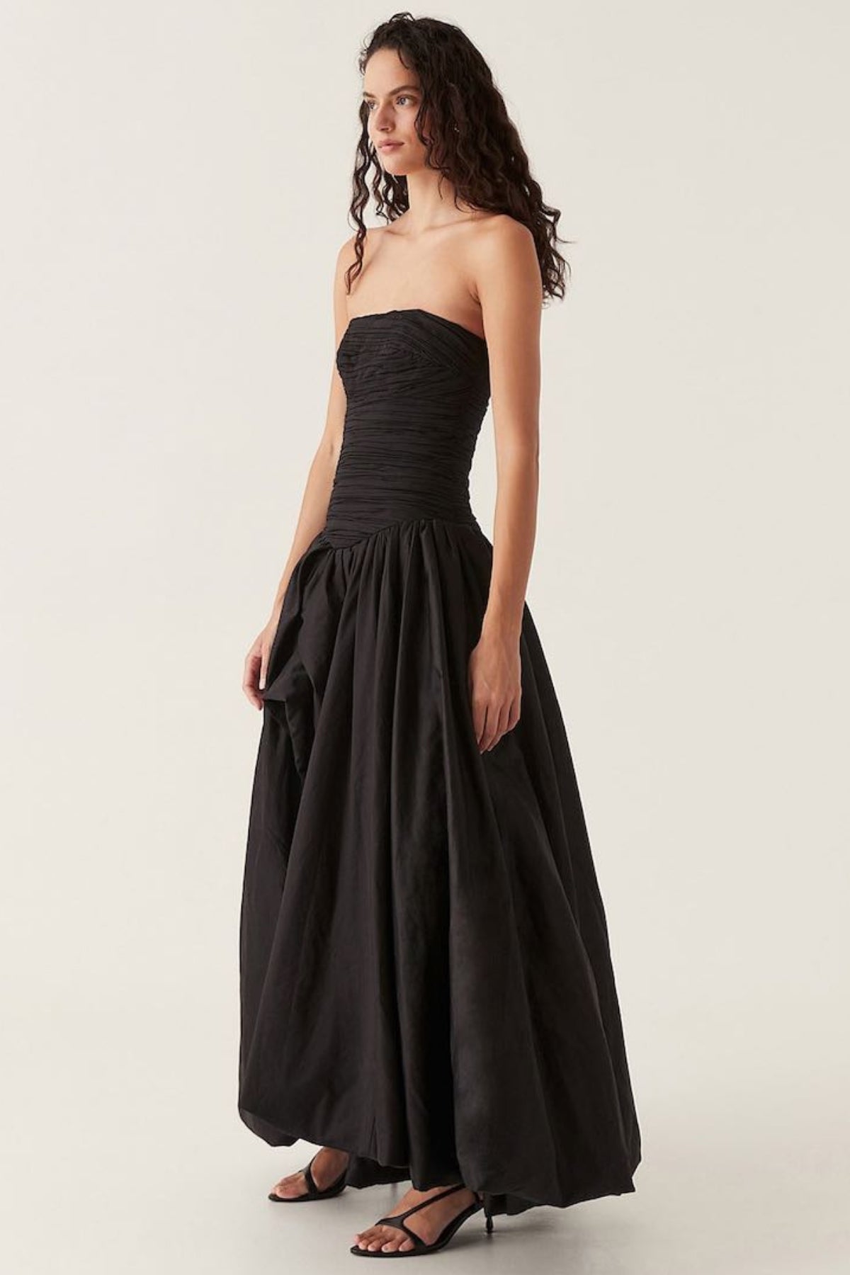 AJE Violette Bubble Dress (Black),Dress for a Night