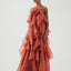 Pandorea Dress in Coral Clay