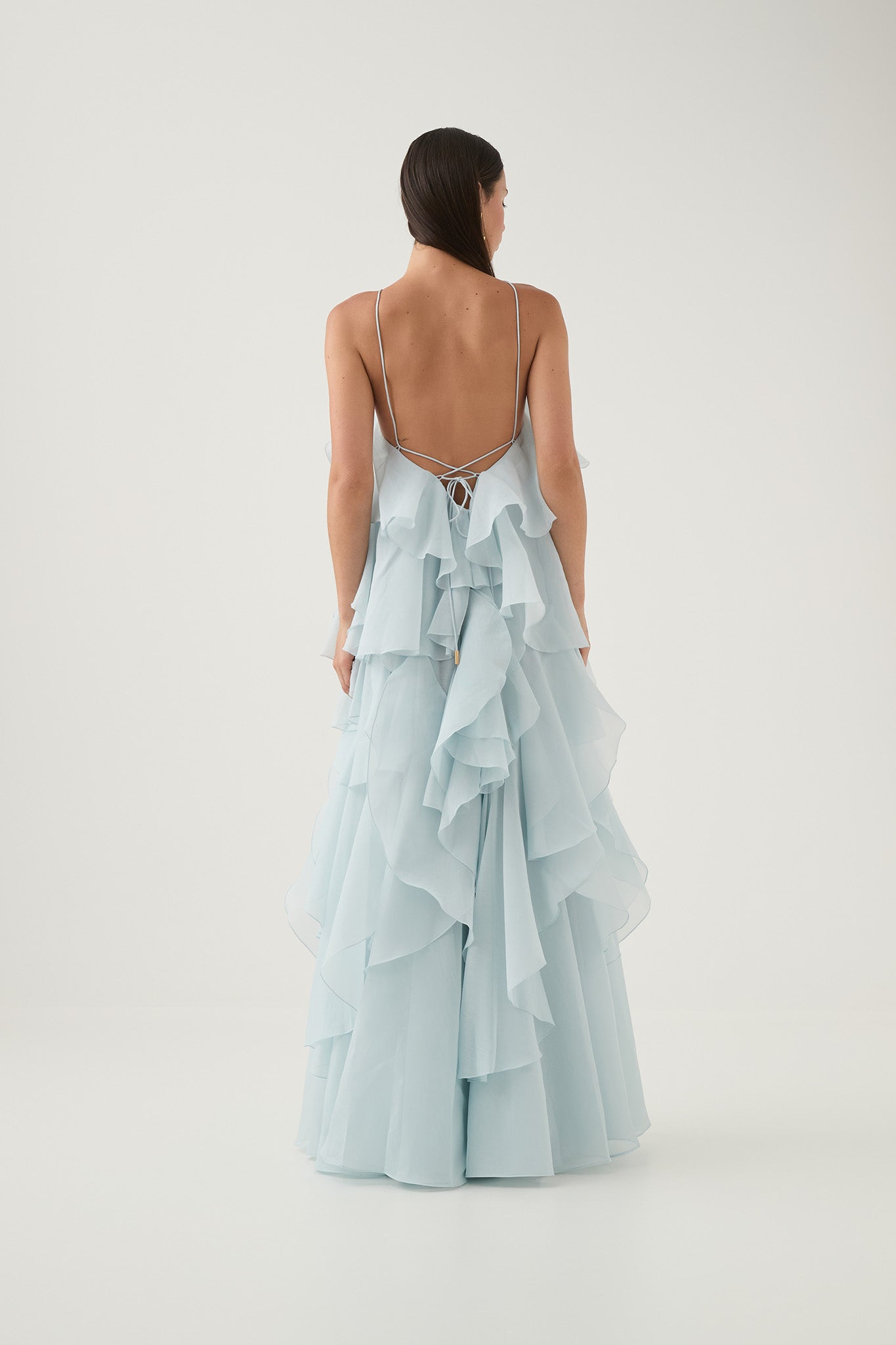 Pandorea Dress in Silver Blue