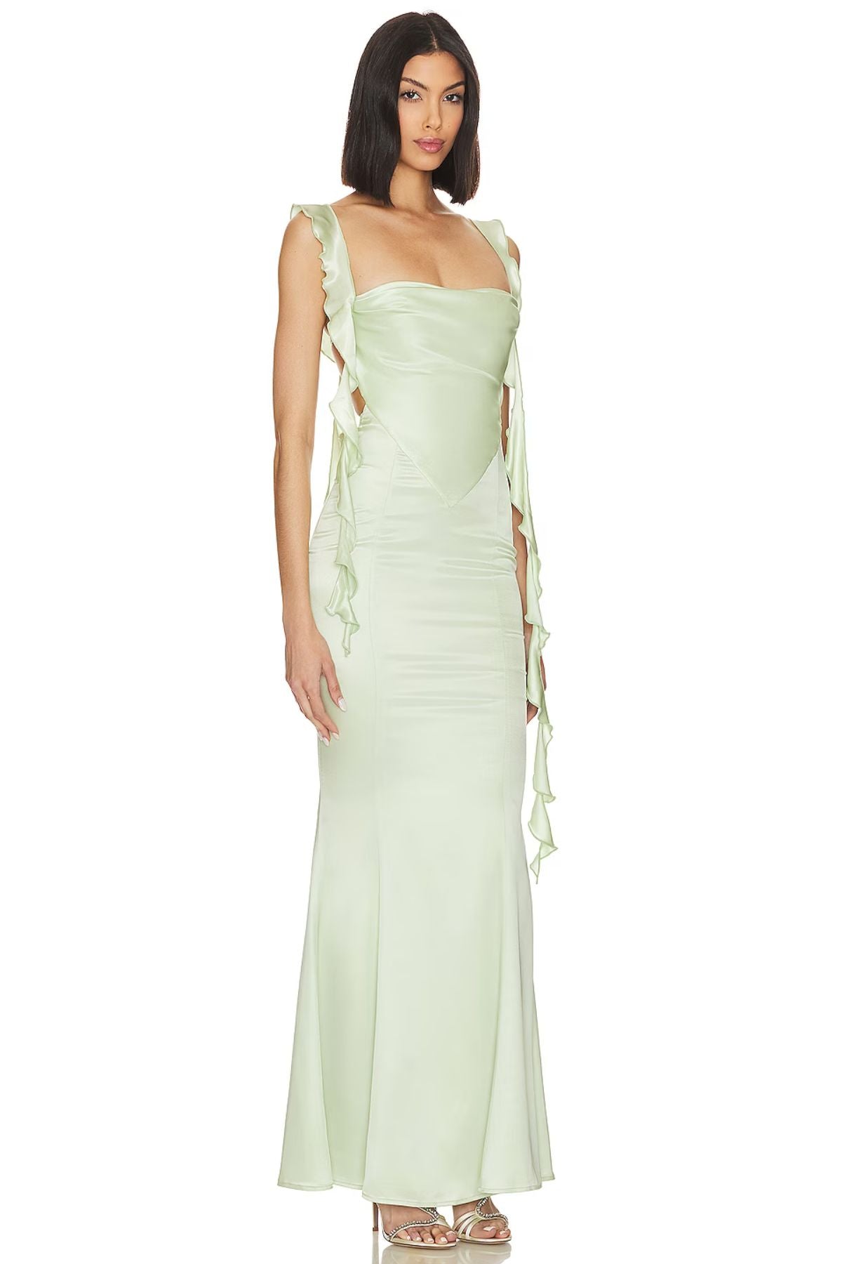 NANA JACQUELINE Caroline Dress (Green) - RRP 9,Dress for a Night