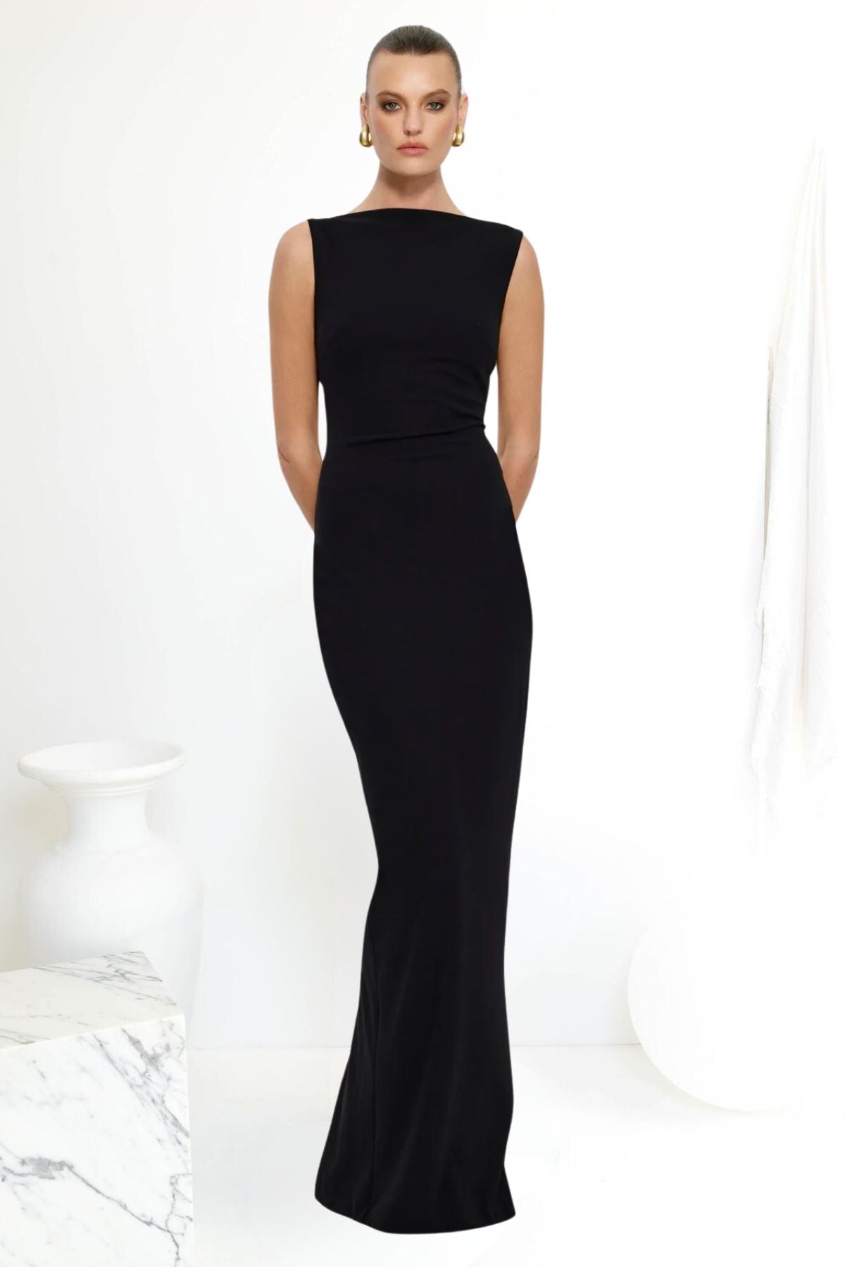 Verona Gown in Black