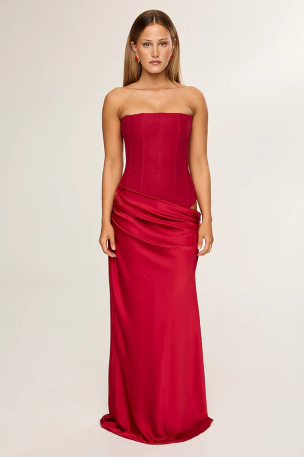 Huxley Gown in Wine