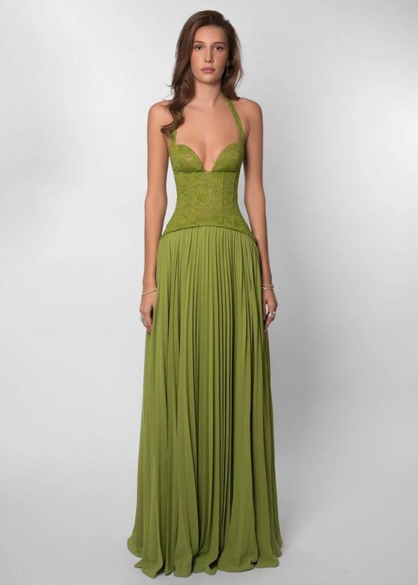 Fenity Gaia Dress in Green for Formal Events from Dress for a Night