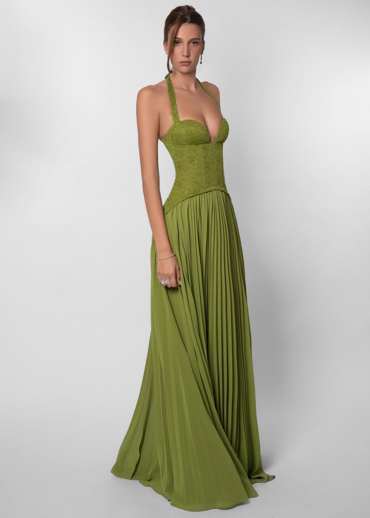 Fenity Gaia Dress in Green for Formal Events from Dress for a Night
