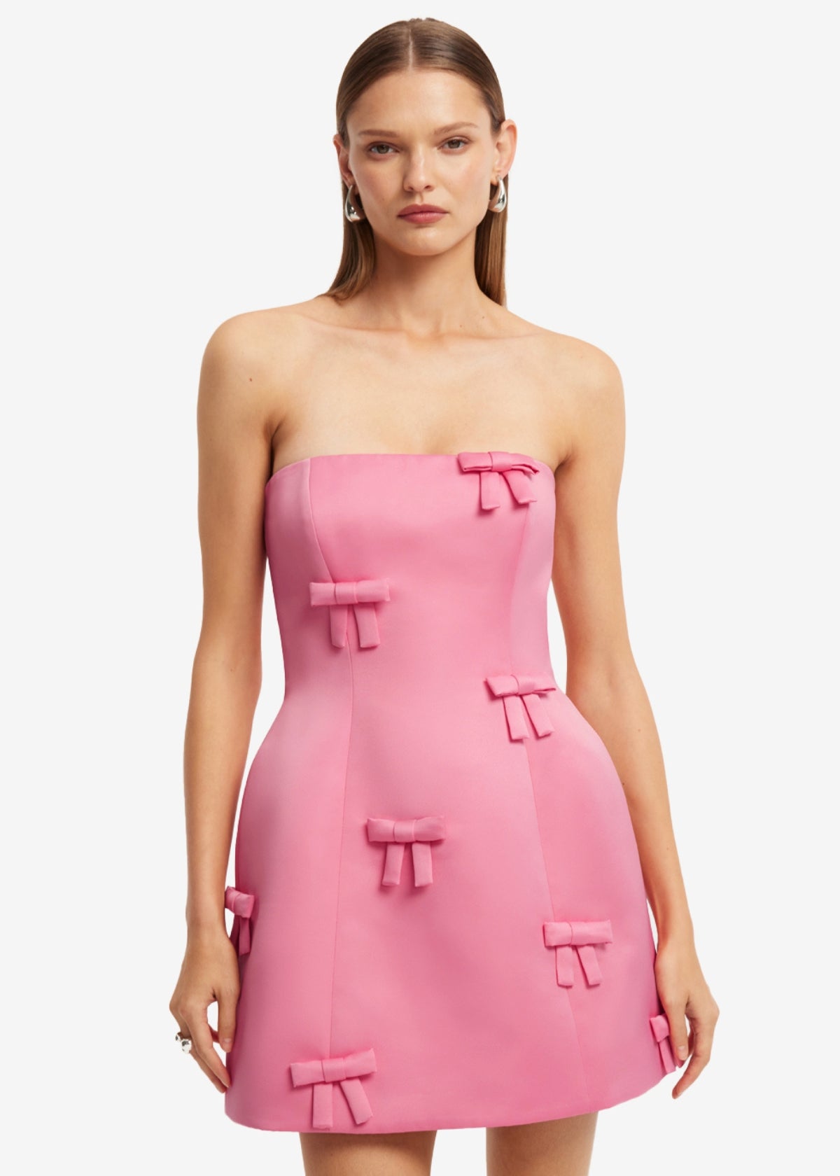 Roselle Bow Mini Dress