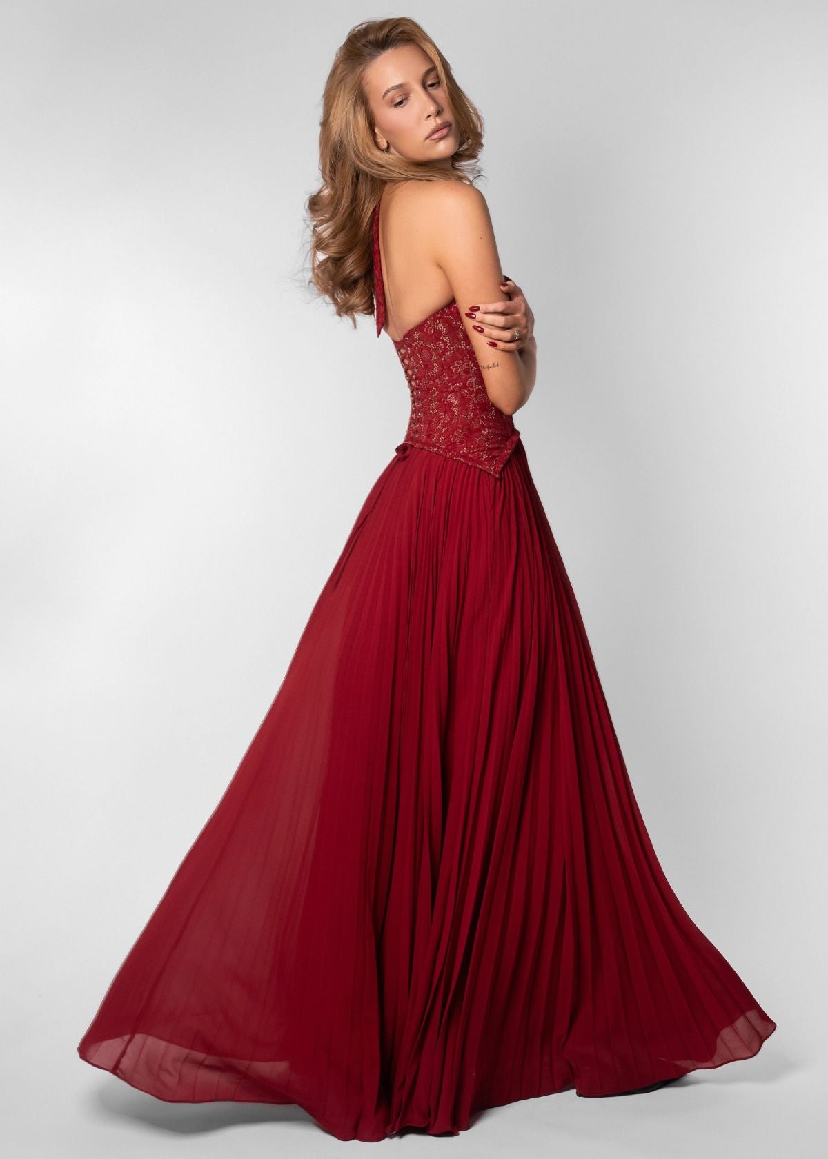 Fenity Gaia Dress in Red for Formal Events from Dress for a Night