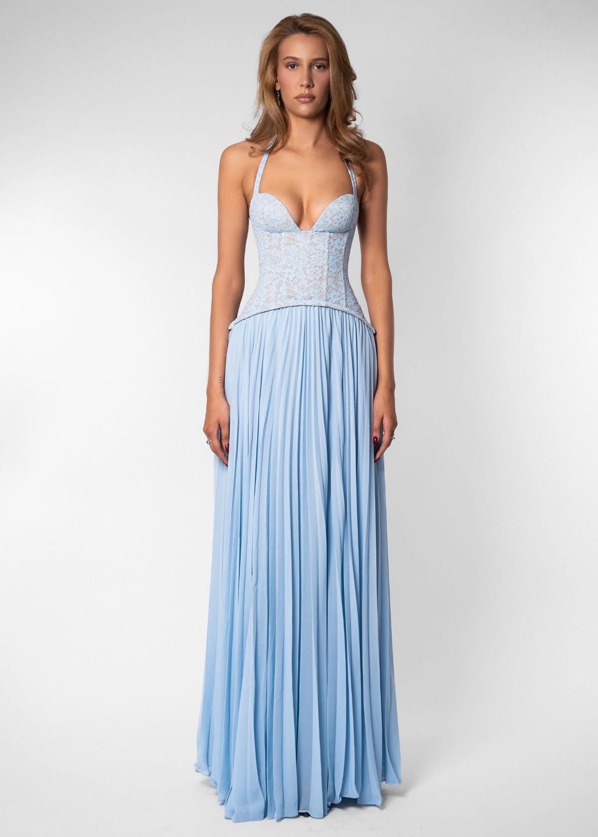 Fenity Gaia Dress in Blue for Formal Events from Dress for a Night