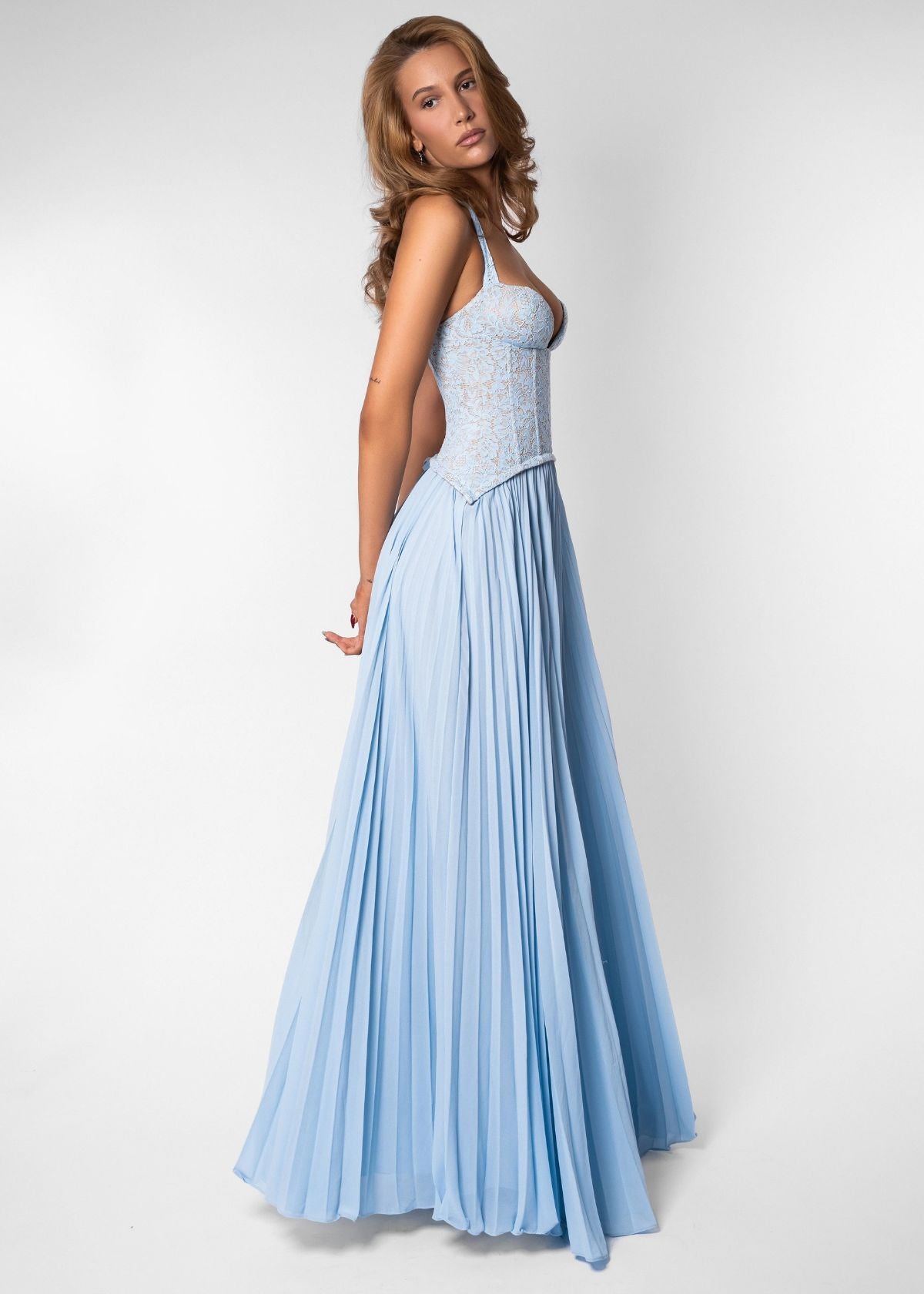 Fenity Gaia Dress in Blue for Formal Events from Dress for a Night