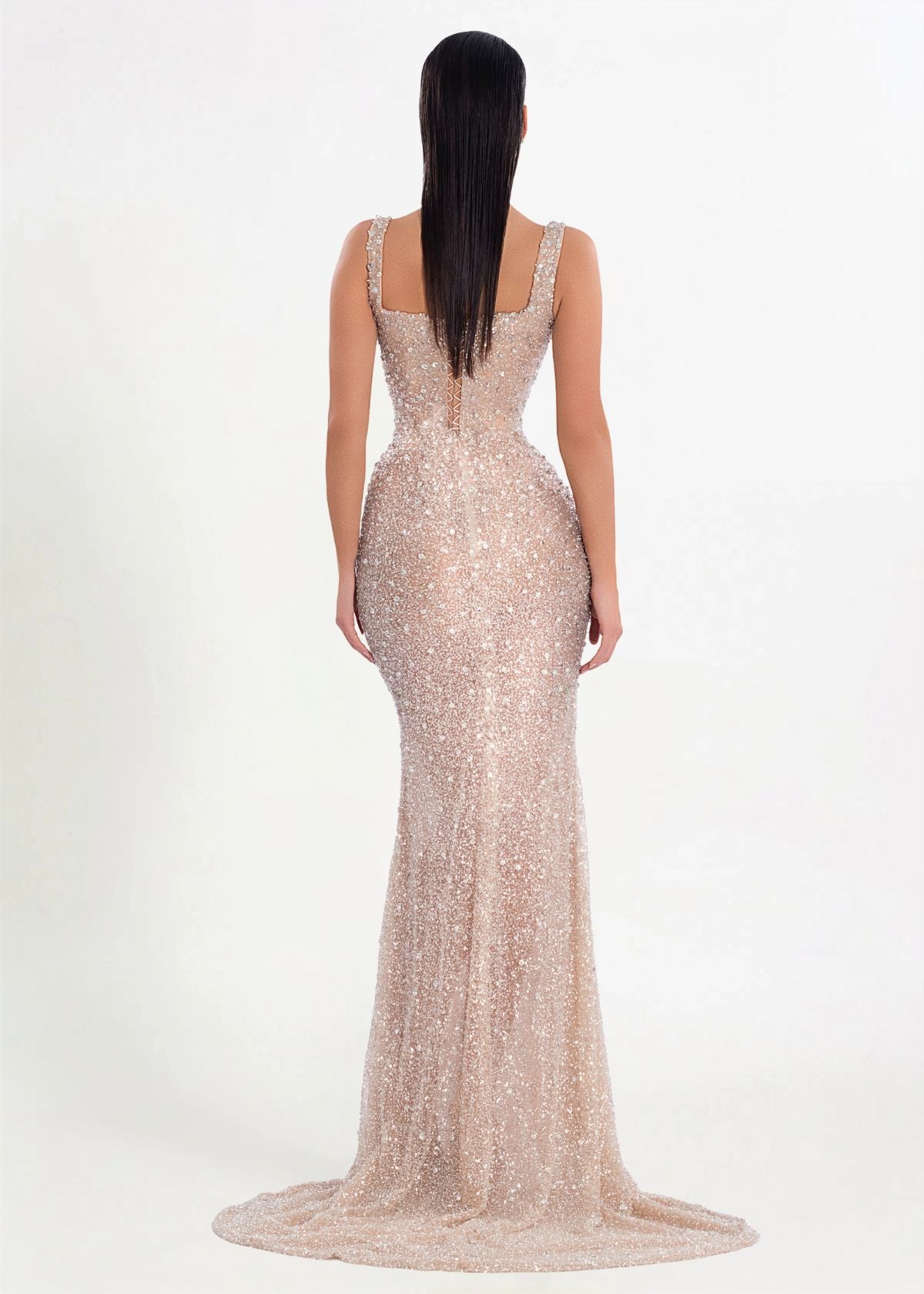 Albina Dyla Celestial Shimmer Dress Hire for Black tie event from Dress for a Night