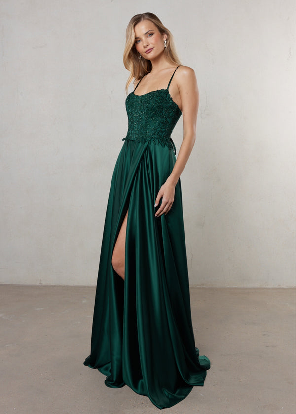 Fionna Dress in Emerald