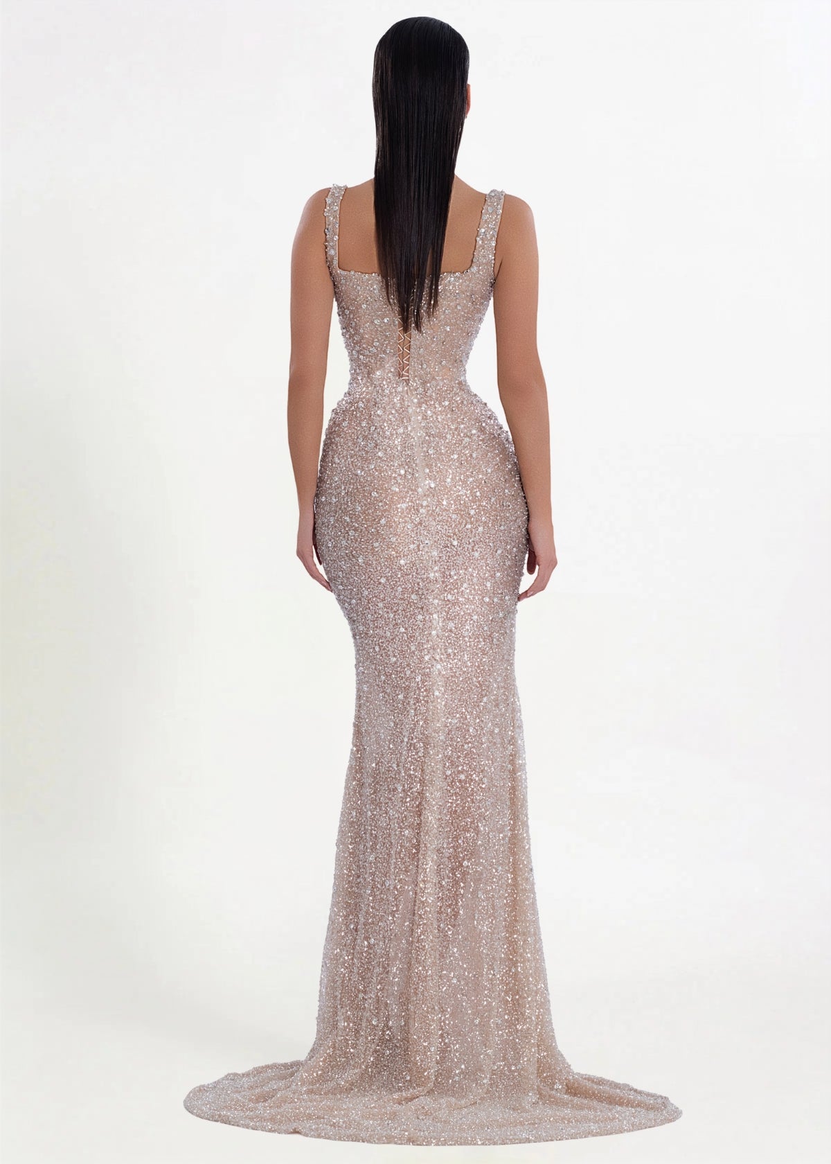 Albina Dyla Celestial Shimmer Dress Hire for Black tie event from Dress for a Night
