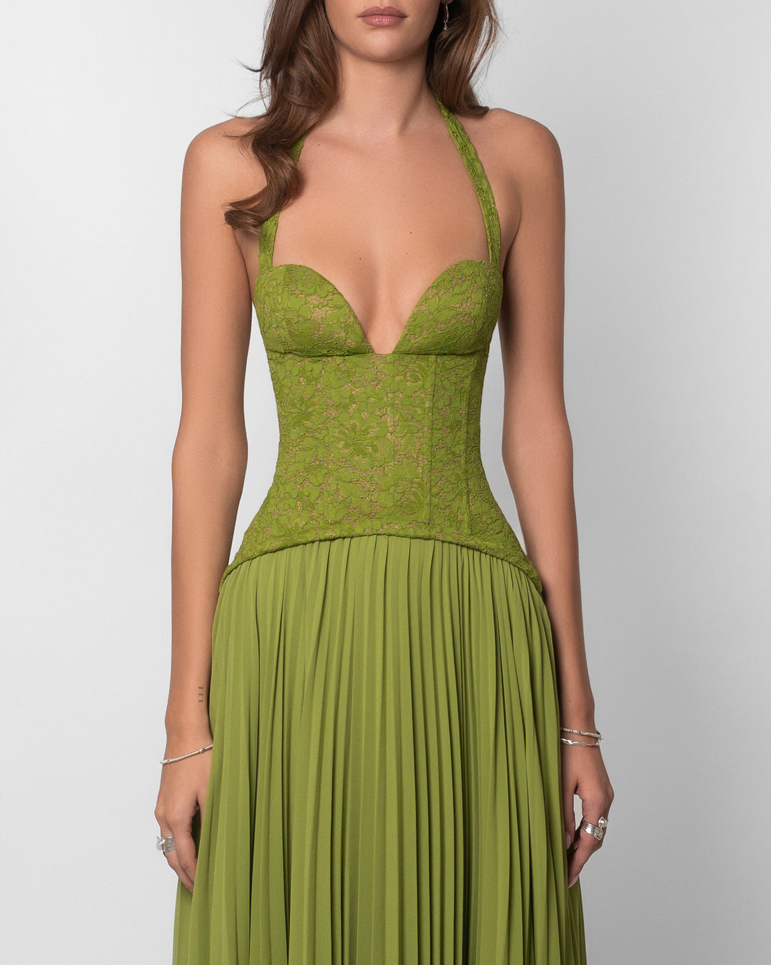 Gaia Dress in Green