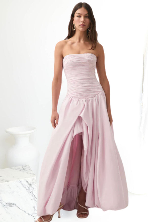 Aje Violette Bubble Dress Pastel Pink